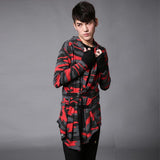 Men's Camouflage Cardigan Coat - TrendSettingFashions 