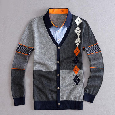 Men's Vintage Fashion Two Piece Cardigan - TrendSettingFashions 