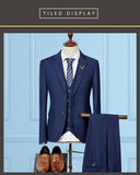 Men's 3 Piece Suit with 5 color options - TrendSettingFashions 