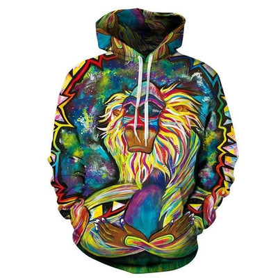 Men's Oil Painted Hoody - TrendSettingFashions 