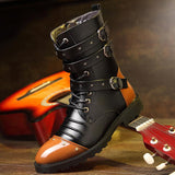 Men's Leather Rivet Style Boots - TrendSettingFashions 