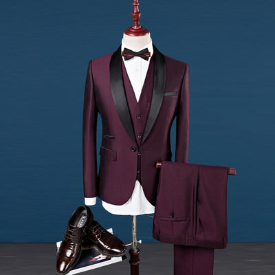 Men's 3 Piece Tuxedo Up To 4XL - TrendSettingFashions 