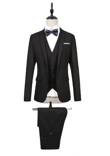 Men's 3 piece Suit Slim Fit up to 6XL - TrendSettingFashions 