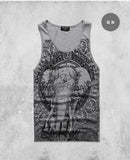 Men's Elephant Print Tank - TrendSettingFashions 