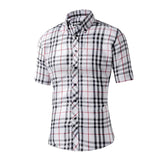 Men's Plaid Casual Dress Shirt In Many Different Styles/Colors - TrendSettingFashions 