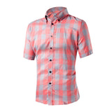 Men's Plaid Casual Dress Shirt In Many Different Styles/Colors - TrendSettingFashions 