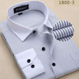 Men's Cotton Business Dress Shirt Up To 6XL - TrendSettingFashions 