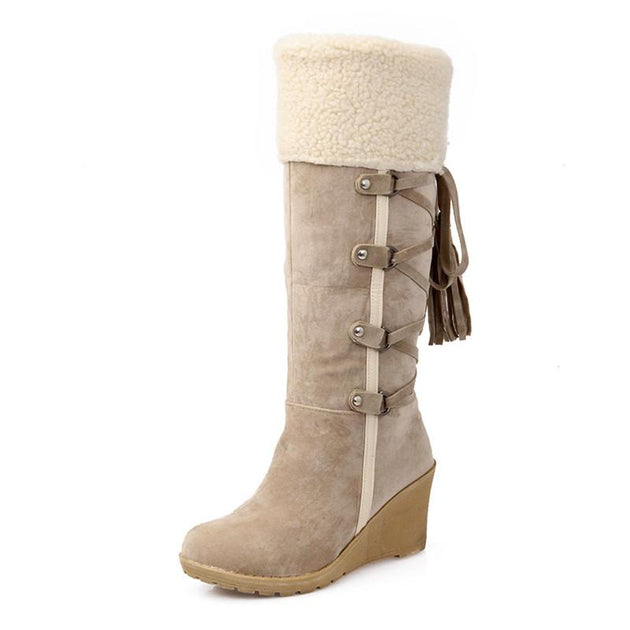 Women's Knee-High Winter Boots - TrendSettingFashions 