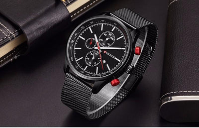 Men's Stainless Steel Fashion Watch - TrendSettingFashions 