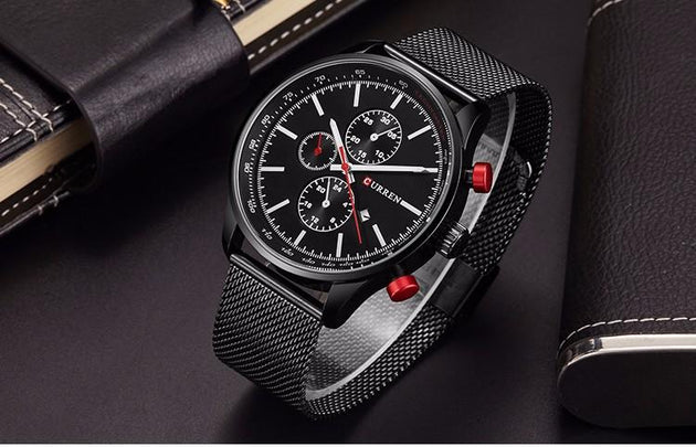 Men's Stainless Steel Fashion Watch - TrendSettingFashions 