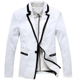 Men's Bordered Fashion Blazer - TrendSettingFashions 