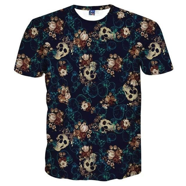 Men's Skulls Fashion T-shirt - TrendSettingFashions 