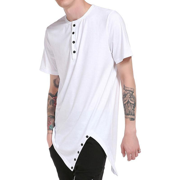 Men's Summer Hem Tee - TrendSettingFashions