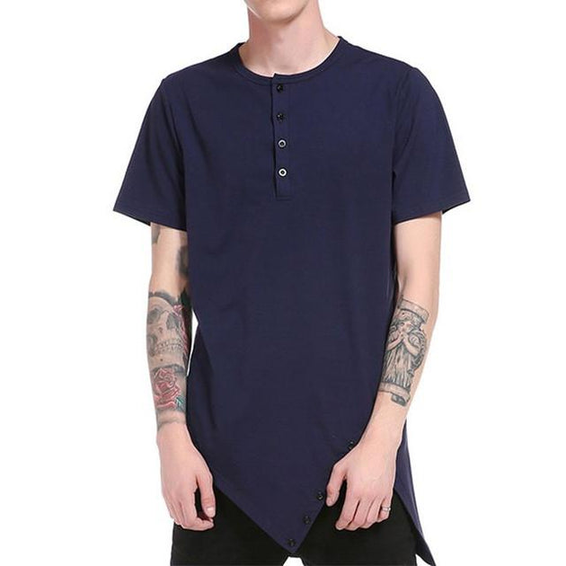 Men's Summer Hem Tee - TrendSettingFashions 