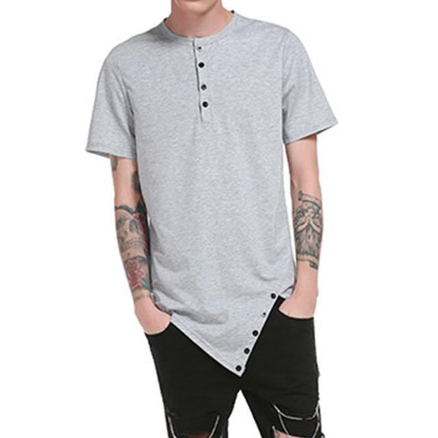 Men's Summer Hem Tee - TrendSettingFashions 