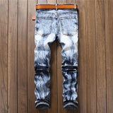 Men's Straight Fit Distressed Jeans - TrendSettingFashions 