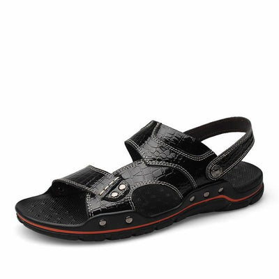 Crocodile Pattern Summer Beach Sandals Up To Size 13.5 - TrendSettingFashions 