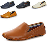 Men's Genuine Leather Loafers Up To Size 13 - TrendSettingFashions 