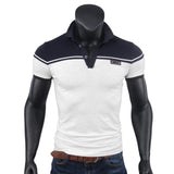 Men's Short Sleeve Polo Lapel - TrendSettingFashions 