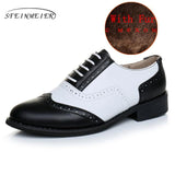 Men's Vintage British Style Oxford's Up To Size 10.5 - TrendSettingFashions 