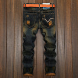 Men's Ripped Distressed Fashion Jeans Up To Size 40 - TrendSettingFashions 