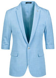 Men's Short Sleeve Designer Blazer - TrendSettingFashions 