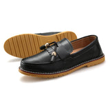 Men's Dress Loafers With Tassel Decor - TrendSettingFashions 