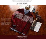 Men's V-Neck Cardigan - TrendSettingFashions 