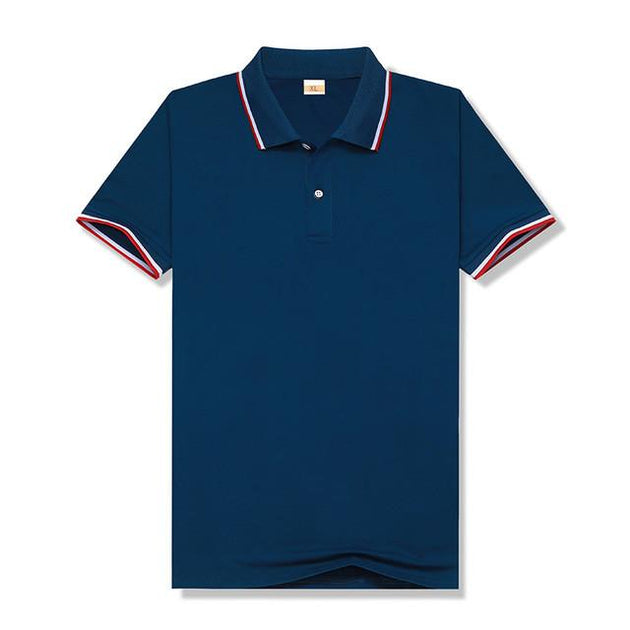 Men's Turn Down Collar Polo - TrendSettingFashions 