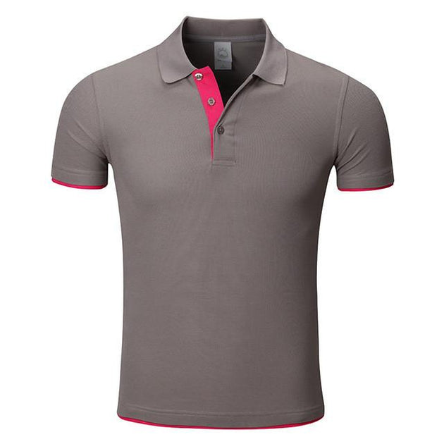 Men's Turn Down Collar Polo - TrendSettingFashions 
