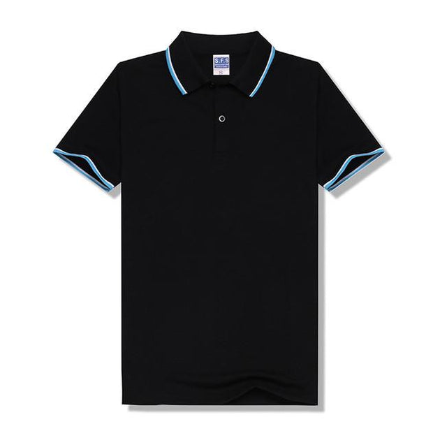 Men's Turn Down Collar Polo - TrendSettingFashions 