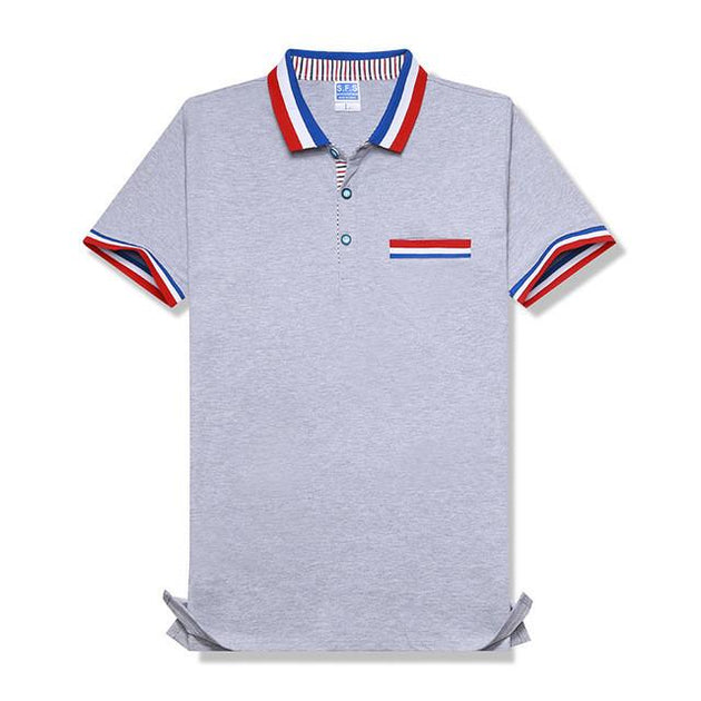 Men's Turn Down Collar Polo - TrendSettingFashions 