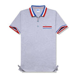 Men's Turn Down Collar Polo - TrendSettingFashions 
