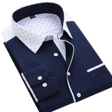 Men's Long Sleeve Dress Shirt Up To 2XL - TrendSettingFashions 