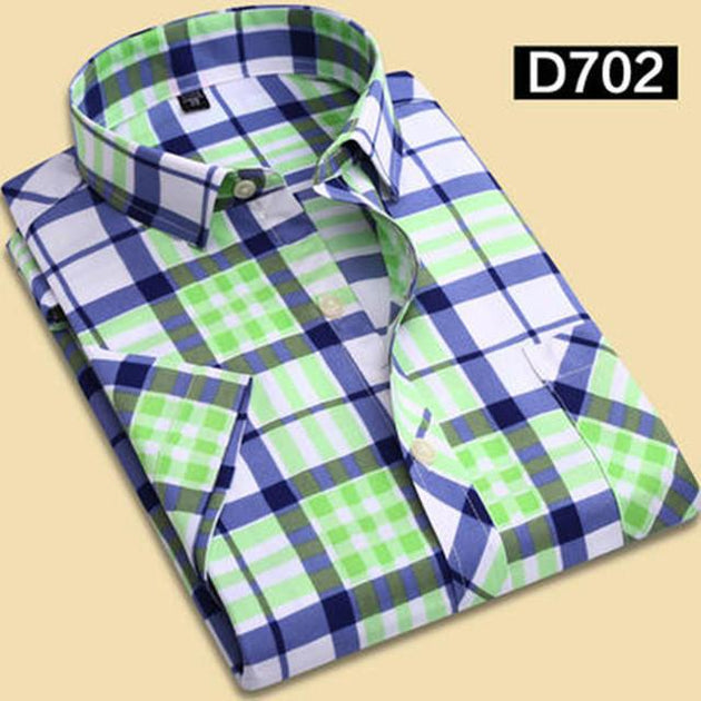 Men's Print Dress Shirt In 10 Colors And Styles - TrendSettingFashions 