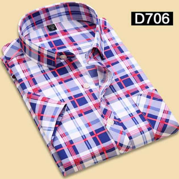 Men's Print Dress Shirt In 10 Colors And Styles - TrendSettingFashions 
