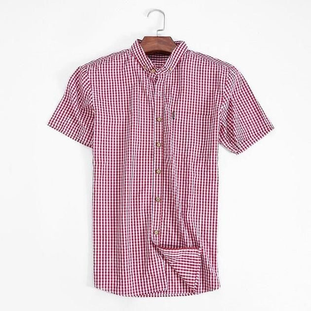 Men's Summer Style Short Sleeve Shirt - TrendSettingFashions 