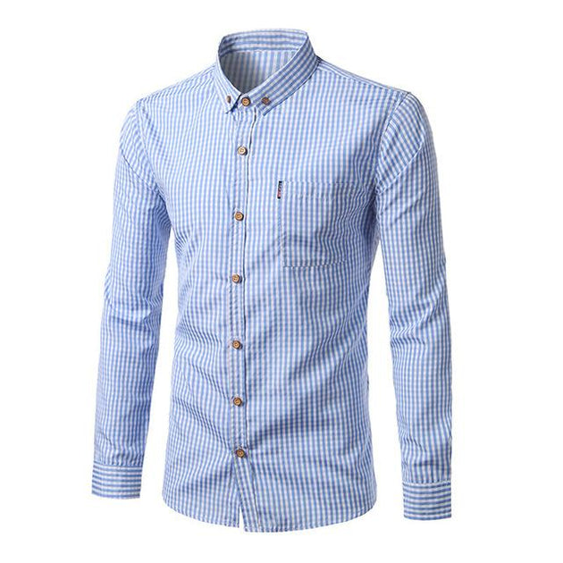 Men's Long Sleeve Dress Shirt - TrendSettingFashions 