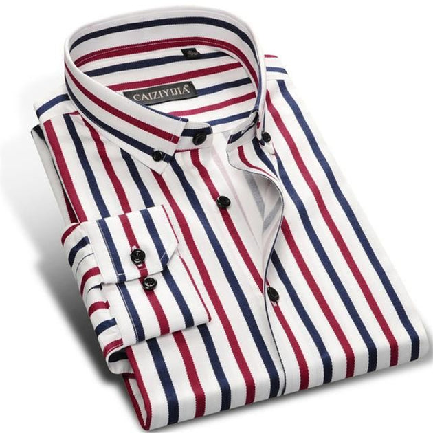 Men's Long Sleeve Urban Business Shirt - TrendSettingFashions 
