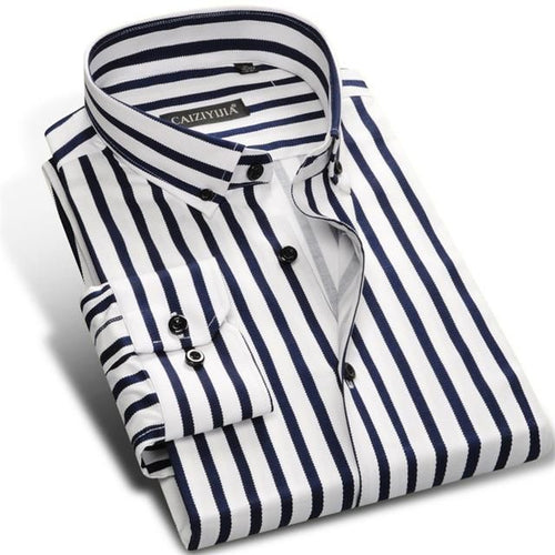 Men's Long Sleeve Urban Business Shirt - TrendSettingFashions 