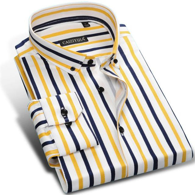 Men's Long Sleeve Urban Business Shirt - TrendSettingFashions 