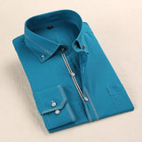 Men's French Style Gold Accent Laced Business Dress Shirt Up To 5XL - TrendSettingFashions 