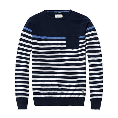 Men's Fashion Pocket Pullover Sweater - TrendSettingFashions 
