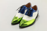 Men's Oxfords Color Pointed Toe Dress Shoes - TrendSettingFashions 