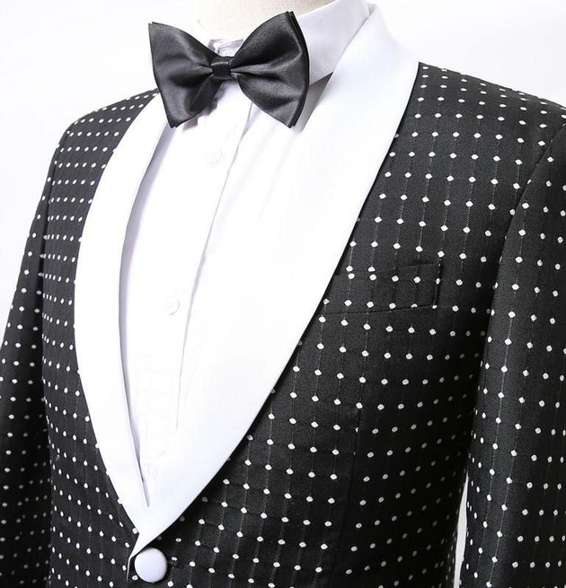 Men's Fashion Tuxedo Up To 4XL (Jacket+Pants+Bow Tie) - TrendSettingFashions 