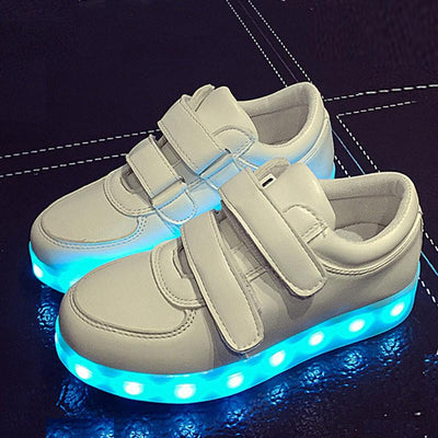 Kids Velcro LED Shoes - TrendSettingFashions 