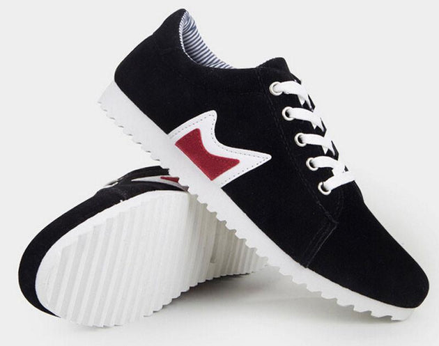 Men's British Breathable Canvas Flats - TrendSettingFashions 