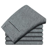 Men's Breathable Cotton Linen Trousers Up To Size 38 - TrendSettingFashions 