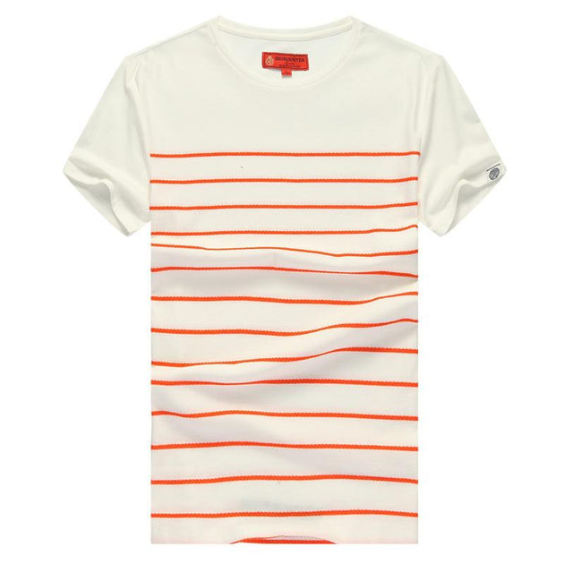 Men's Striped Tee In Multi Design And Color Options - TrendSettingFashions 