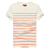 Men's Striped Tee In Multi Design And Color Options - TrendSettingFashions 